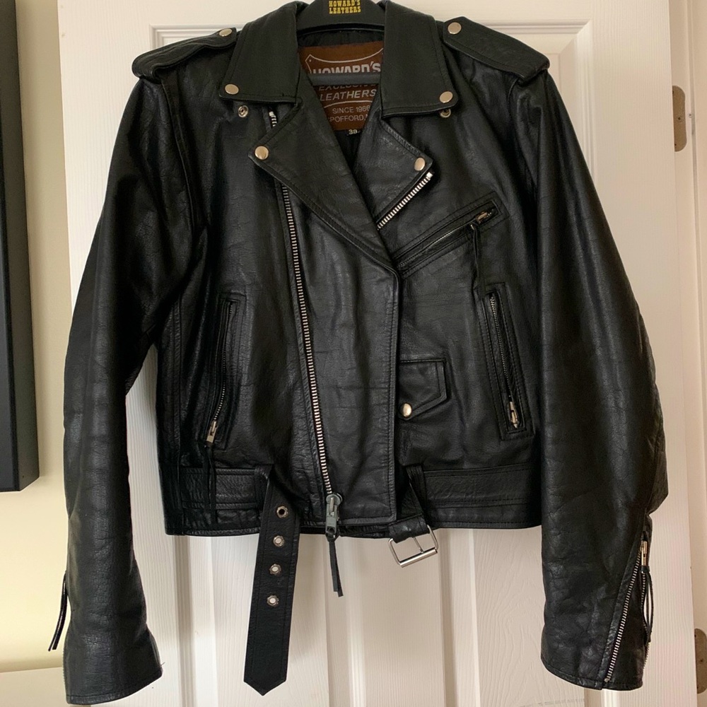 Woman’s Leather Bike Jacket